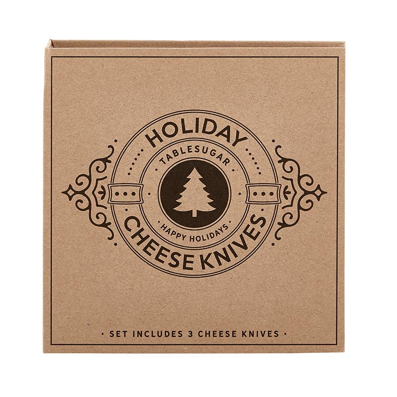 Holiday Cheese Knives Book Box