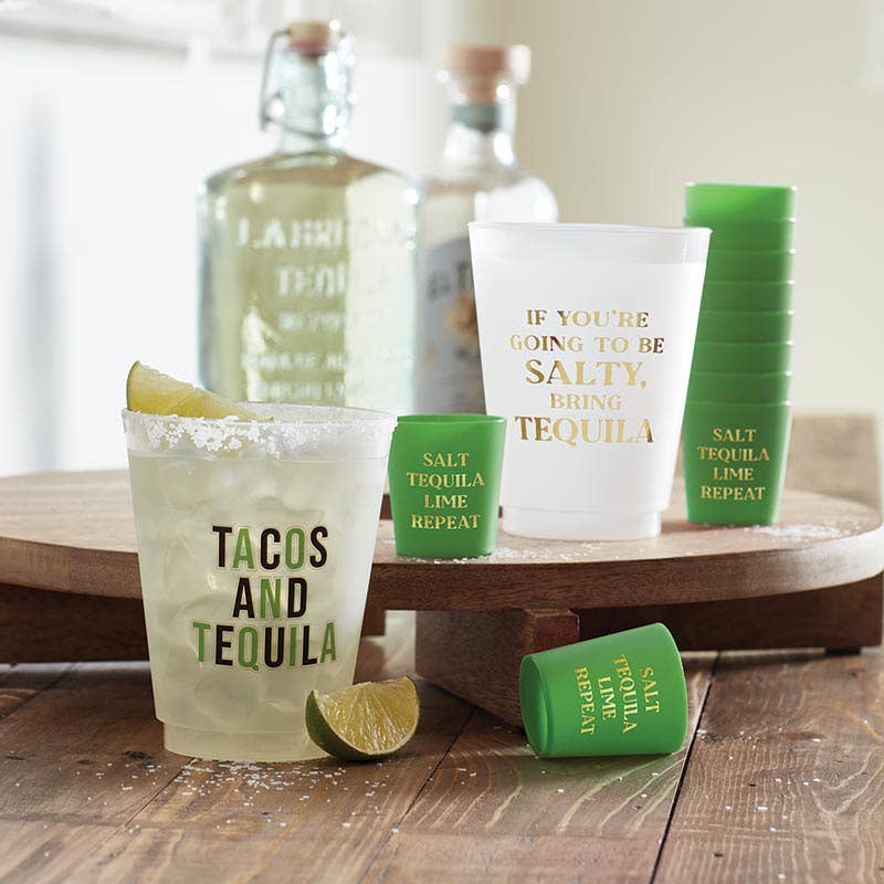 Gold Foil Frost Cup - Bring Tequila