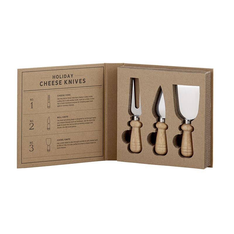 Holiday Cheese Knives Book Box